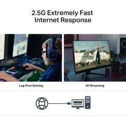 Adaptor wireless TP-Link, TX201, 2.5 Gigabit PCIe, Standarde și Protocoale: IEEE 802.3, IEEE 802.3u, IEEE 802.3ab, IEEE 802.3bz, IEEE 802.3x, Interfata: 1× PCI Express 2.1 x 1, 1× RJ45 Gigabit/Megabit Port, Dimensiuni: 120.8 × 98.2 × 21.5 mm. - Img 7