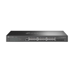 "JetStream™ 24-Port Gigabit L2+ Managed Switch with 4 10GE SFP+ Slots PORT: 24× Gigabit RJ45 Ports, 4× 10G SFP+ Slots, RJ45/Micro-USB Console Port SPEC: 1U 19-inch Rack-mountable Steel Case FEATURE: Integration with Omada SDN Controller, Static Routing, - Img 2