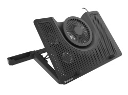 Stand/Cooler laptop Genesis Oxid 550 , dimensiune maxima laptop 17.3", 4 ventilatoare 60 mm + 1 ventilator 140mm, material plastic, iluminare LED, hub USB incorporat, dimensiuni 400 x 280 x 55 mm - Img 4