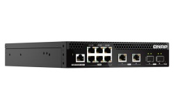 Switch QNAP M2106R CPU Marvell 98DX2528, 6 porturi 2.5Gbps, 2 porturi 10Gbps SFP+, 2 porturi 10GbE RJ45, rackabil, web-managed, garantie2 ani - Img 5