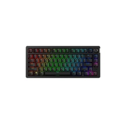 Tastatura gaming wireless mecanica HyperX Alloy Rise 75, switch-uri HX Red – Linear, Dual mode 2,4GHz si Bluetooth, Hot-Swappable, format 75%, pana la 80 de ore autonomie cu backlighting, PC/console - Img 1