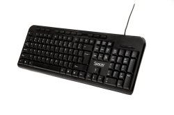 Tastatura Spacer SPKB-169 cu fir, USB, multimedia, 104 taste + 11 taste multimedia, anti-spill, negru - Img 3