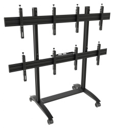 Videowall mobil Edbak VWTA2257-L pentru 4 ecrane (50"-57")