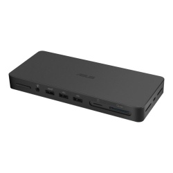 ASUS DC500 Triple 4K USB-C Dock, Interfata USB-C,Putere alimentare 96 W, Compatibilitate Universal, Rezolutii video suportate 4K @60Hz, Dimensiune 21 x 185 x 80 mm, Greutate 335 g, Culoare Negru, Caracteristici LAN 10/100/1000/2500 Mbps, USB 2.0 2, USB - Img 9