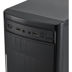 Sistem Desktop PC Horizon Intel Core i5-13400 TRAY 3.3 GHz FCLGA1700, Placa de baza Asus Prime H610M-R LGA1700 2x DDR4 1x VGA 1x HDMI 4x SATA III, Memorie RAM 8GB 2666MHz, SSD 512GB, Carcasa SERIOUX Basic Mid Tower ATX 2x USB - Img 2