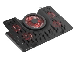 Stand/Cooler laptop Genesis Oxid 550 , dimensiune maxima laptop 17.3", 4 ventilatoare 60 mm + 1 ventilator 140mm, material plastic, iluminare LED, hub USB incorporat, dimensiuni 400 x 280 x 55 mm - Img 5