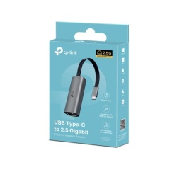 USB 3.0 Type-C to 2.5 Gigabit Ethernet Network Adapter SPEC: 1×USB 3.0 Type-C Connector, 1×2.5 Gigabit Ethernet Port, Foldable and Portable Design FEATURE: Plug and Play in Windows(7/8/8.1/10/11), Mac OS X (10.9 and later), Linux OS, iOS, iPadOS, ChromeOS - Img 4