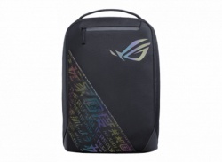 BP1501G ROG BACKPACK 15_17, Black, Holographic Edition, Stylish, gaming-inspired design with the cyber-text pattern and ROG Logo, Quick- access exterior pocket for your essential accessories, Generous 18L interior for easy transport of an up to 17’’ - Img 2