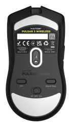 Mouse gaming wireless Hator Pulsar 3, polling rate pana la 1000Hz, senzor Optical PixArt PMW 3311, rezolutie maxima 12000 DPI, switch HATOR® Optical 100M, iluminare RGB 16.8M culori, side switch Kailh 3M, durata de viata baterie in wireless mode pana la - Img 7