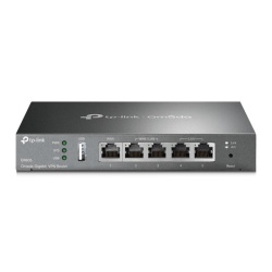"Omada Gigabit VPN Router PORT: 1× Gigabit RJ45 WAN Port, 2× Gigabit RJ45 WAN/LAN Ports, 2× Gigabit RJ45 LAN Ports, 1× USB 2.0 Port; FEATURE: Integration with Omada SDN Controller, Support 20 IPsec VPN Tunnels, 16 PPTP/L2TP VPN Tunnels, 16 OpenVPN - Img 2