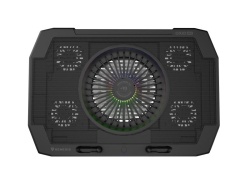 Stand/Cooler laptop Genesis Oxid 850 , dimensiune maxima laptop 17.3", 4 ventilatoare 60 mm + 1 ventilator 140mm, material Metal + ABS, viteza de rotatie 1100 - 2500 rpm, hub USB incorporat, dimensiuni 400 x 270 x 35 mm - Img 5