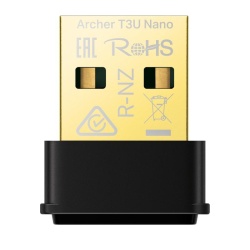 TP-link AC1300 Mini Adaptor USB Wireless MU-MIMO, ARCHER T3U Nano; USB 2.0;dimensiuni: 19.85 × 15.7 × 7.39 mm, Standarde wireless: IEEE 802.11b/g/n 2.4 GHz, IEEE 802.11a/n/ac 5 GHz, Dual-Band 2.4 GHz, 5 GHz. - Img 5