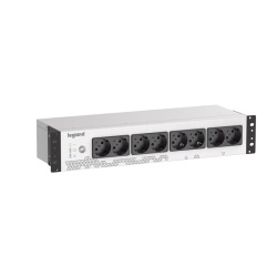 UPS Legrand Keor PDU monofazat, 800VA/480W, IN 1xIEC 10A OUT 8x Schuko, technologie off-line, conexiune USB HID, capacitate baterie 12V/9AH, 230V, dimensiuni 440x150x88mm, greutate 5kg - Img 4