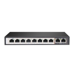 Extralink PERSES PoE Switch 8x Gigabit PoE/PoE+ 2x RJ45 Uplink Gigabit 96W - Img 2