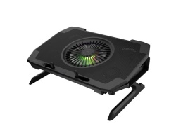 Stand/Cooler laptop Genesis Oxid 850 , dimensiune maxima laptop 17.3", 4 ventilatoare 60 mm + 1 ventilator 140mm, material Metal + ABS, viteza de rotatie 1100 - 2500 rpm, hub USB incorporat, dimensiuni 400 x 270 x 35 mm - Img 6