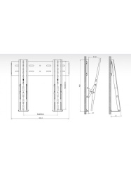 Suport TV Edbak SWM150 pentru perete (27"-40")