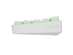 Tastatura gaming mecanica wireless Genesis Thor 660 G2 60% , iluminare RGB, switch Tactile, switch model Gateron Brown, numar taste 61, 13 butoane multimedia, lungime cablu 1.5m, dimensiuni 293 x 102 x 39 mm, alb - Img 5