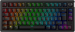 Tastatura gaming wireless mecanica HyperX Alloy Rise 75, switch-uri HX Red – Linear, Dual mode 2,4GHz si Bluetooth, Hot-Swappable, format 75%, pana la 80 de ore autonomie cu backlighting, PC/console - Img 4