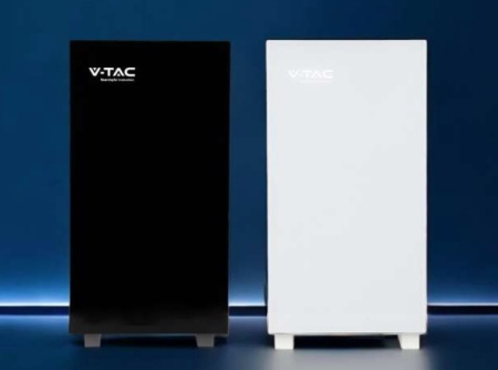 Acumulator Fotovoltaice LiFePo4, 16 kWh, V-TAC, Alb