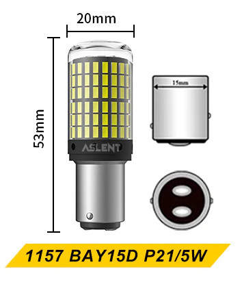 Set 2 Becuri LED Pro Canbus compatibile P21/5W Rosu