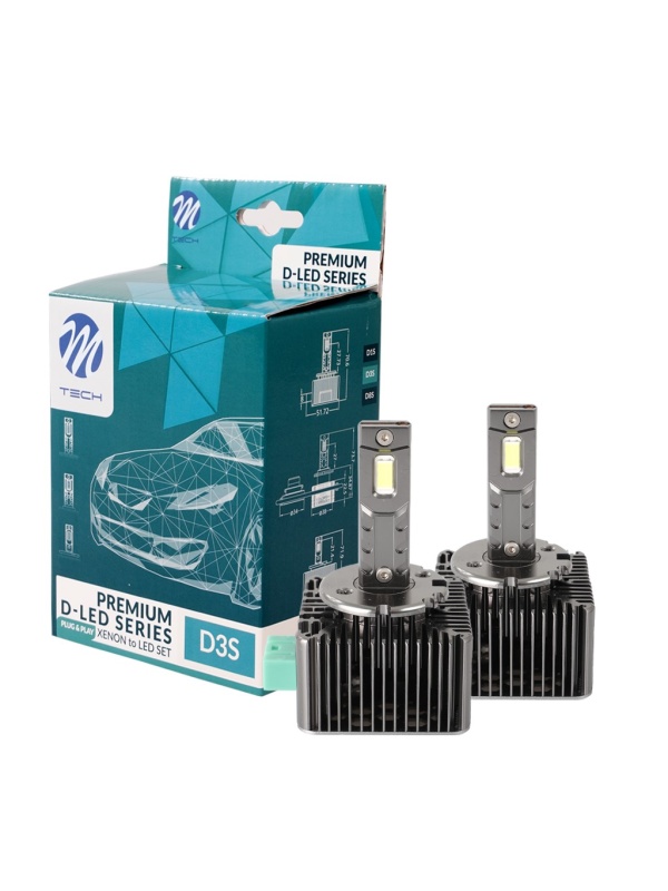 Set Becuri Led Canbus Mtech Compatibil D3S 35W
