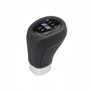 Nuca Schimbator Piele Perforata compatibila BMW X1 E84 2009-2015 5 Trepte Model Sport
