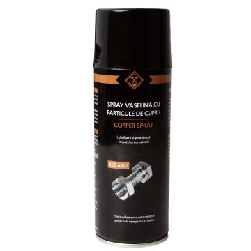 Spray vaselină cu particule de cupru CLUE 450 ml – protecție anticorozivă și lubrifiere pentru temperaturi ridicate