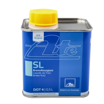 Lichid de frână ATE SL DOT 4 0.5L – performanță și siguranță pentru sistemul de frânare
