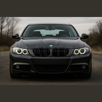 Set 2 Grile Duble BMW Seria 3 E90 E91 Facelift 2009-2013 - Img 2