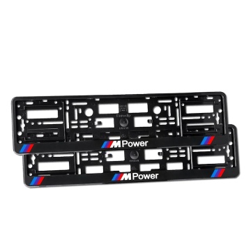 Set Suport Numar Inmatriculare Personalizate M Power