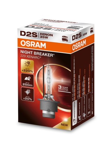 Bec Xenon Osram Night Breaker 220% 4500K D2S