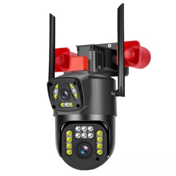 Camera de Supraveghere, 2 Ecrane, 2 Sirene, Inteligenta 350, WiFi + Cablu Lan, 4K, 8 MP. 1080P