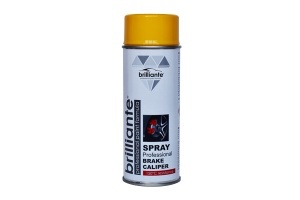 Vopsea Spray Galben pentru Etriere Frâne (RAL 1023) 400ml Brilliante