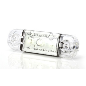 Lampa gabarit LED WAS 710 12V-24V Alb