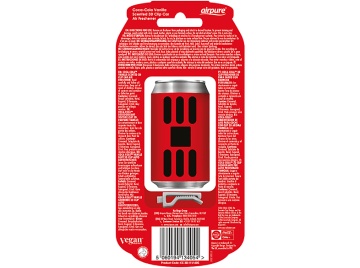 Odorizant pentru mașină AIRPURE Coca Cola Vanilla Cutie 3D - Img 2
