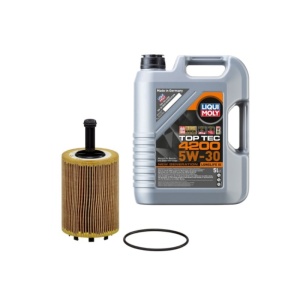 Pachet Revizie VW EOS 2006-2015 Diesel Ulei Liqui Moly TopTec 4200 5W30 5L si Filtru Ulei Mann