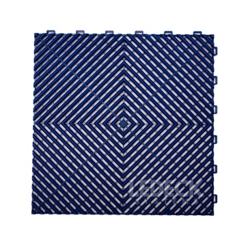 Pardoseala Modulara Plastic PP – Exterior, Garaj Auto, Service, Terasa - ALBASTRU (preț pe buc)