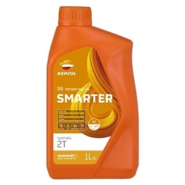 Ulei moto REPSOL Smarter Synthetic 2T 1L – ulei sintetic pentru motociclete și scutere cu motoare în 2 timpi