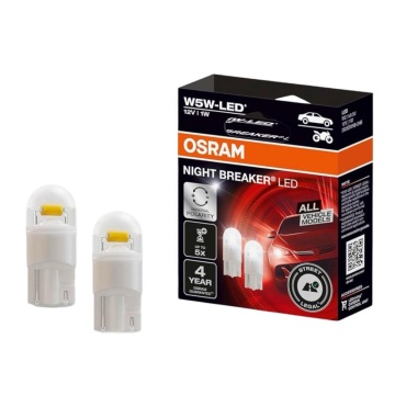 Becuri Osram W5W Night Breaker LED 1W Omologate RAR