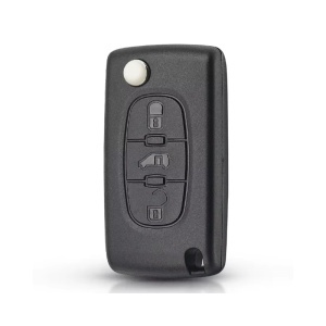 Carcasa Cheie Contact 3 Butoane Compatibila Citroen C6 cu Locas Baterie