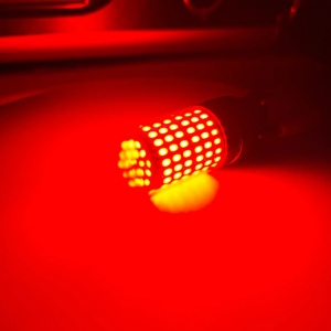 Set 2 Becuri LED Pro Canbus compatibile P21/5W Rosu - Img 2