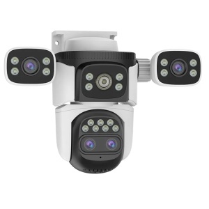Camera IP Speed Dome WiFi 6 , 4 Ecrane, zoom 10x, 8 MP, Auto-Tracking, IR 30m, Audio Bidirecțional