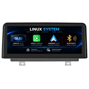 Navigație LINUX dedicată BMW Seria 3 GT F34 2011-2017, 10.25", QLED, Apple CarPlay & Android Auto Wireless