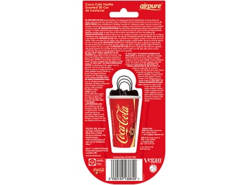 Odorizant pentru mașină AIRPURE Coca Cola Vanilla 3D - Img 2