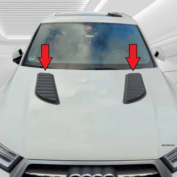 Set 2 Ornamente Capotă Auto Universale tip Deflector Aer – Design Sport, Montaj Rapid, Aspect Premium - Img 4