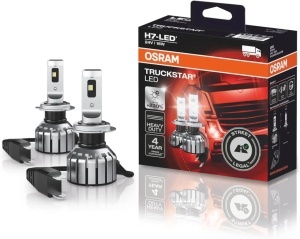 Set Becuri Led Osram Night Breaker Truckstar 230% Compatibil H7 Omologate RAR pentru Camioane