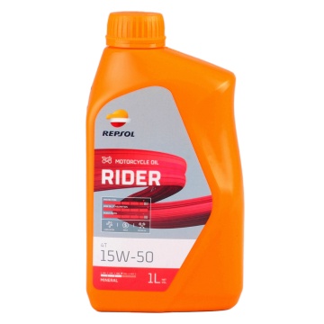 Ulei moto Repsol Rider 4T 15W-50 1L – protecție fiabilă pentru motoare în 4 timpi