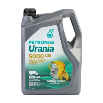 Ulei motor PETRONAS Urania 5000 LSE 10W-40 5L – ulei sintetic Low SAPS pentru camioane Euro V și Euro VI
