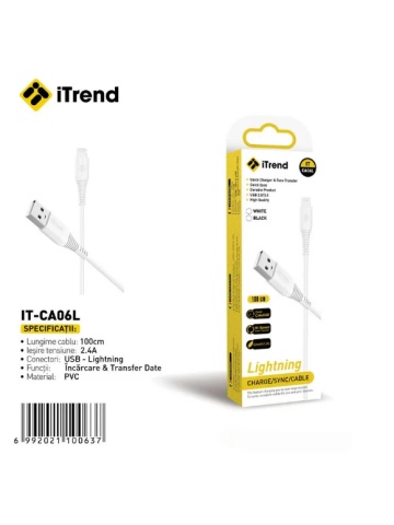 Cablu de Date iTrend CA-06 USB A-iPhone