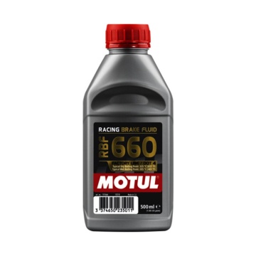 Lichid de frână MOTUL RBF 660 Racing Brake Fluid DOT 4 500 ml – performanță extremă pentru motorsport